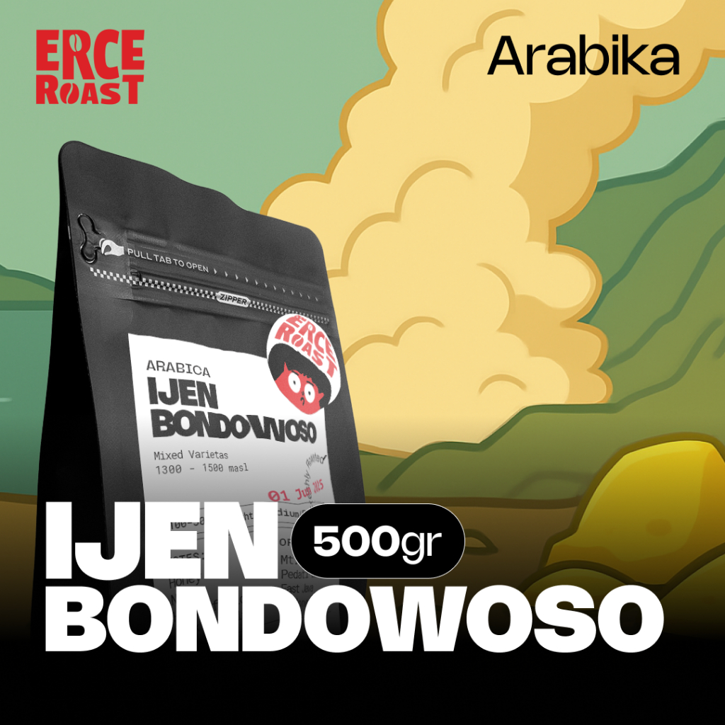 

Kopi Arabika Ijen Bondowoso Roast Beans 500 gram