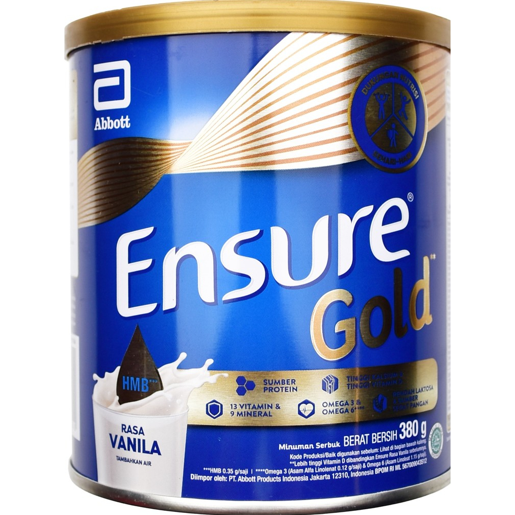 

Ensure Gold 380g - Coklat, Vanila