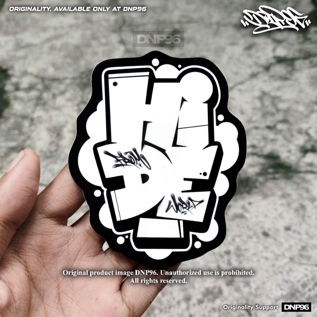 

Stiker Grafiti Sticker Graffiti HIDE / Sticker Helm / Sticker Aesthetic / Sticker Tahan Air