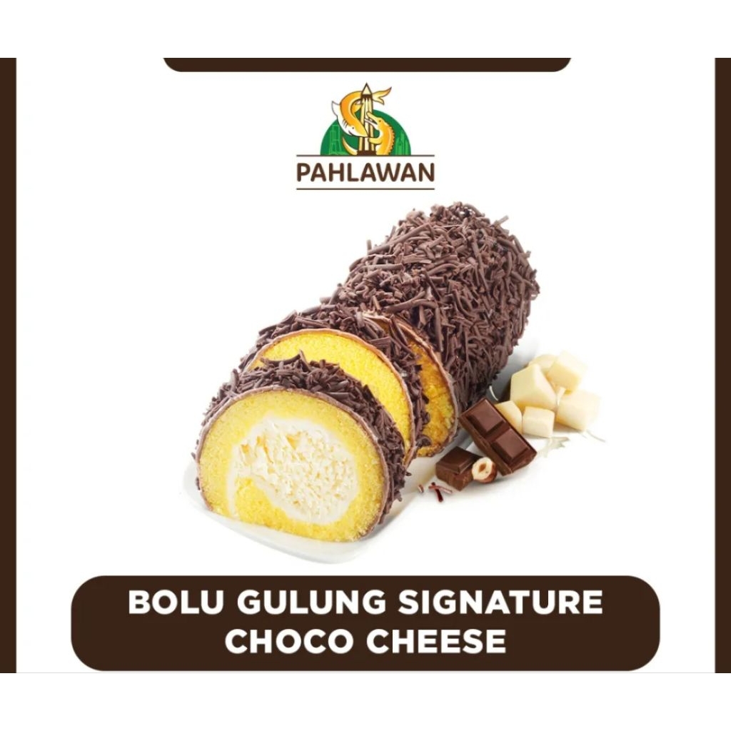 

bolu gulung signature choco cheese oleh oleh khas surabaya