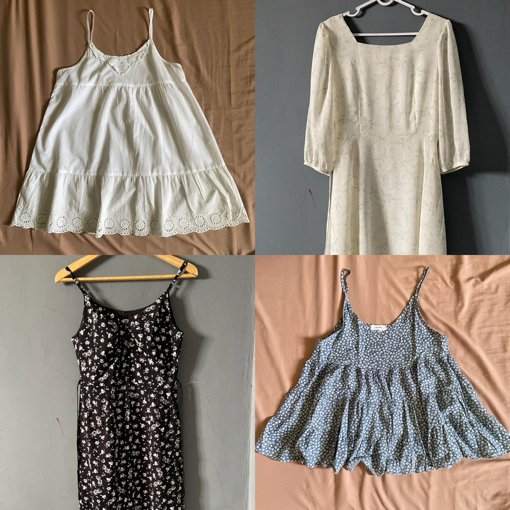 |FREE GIFT| SALE DRESS BUNGA SIFON TALI SATU OUTER