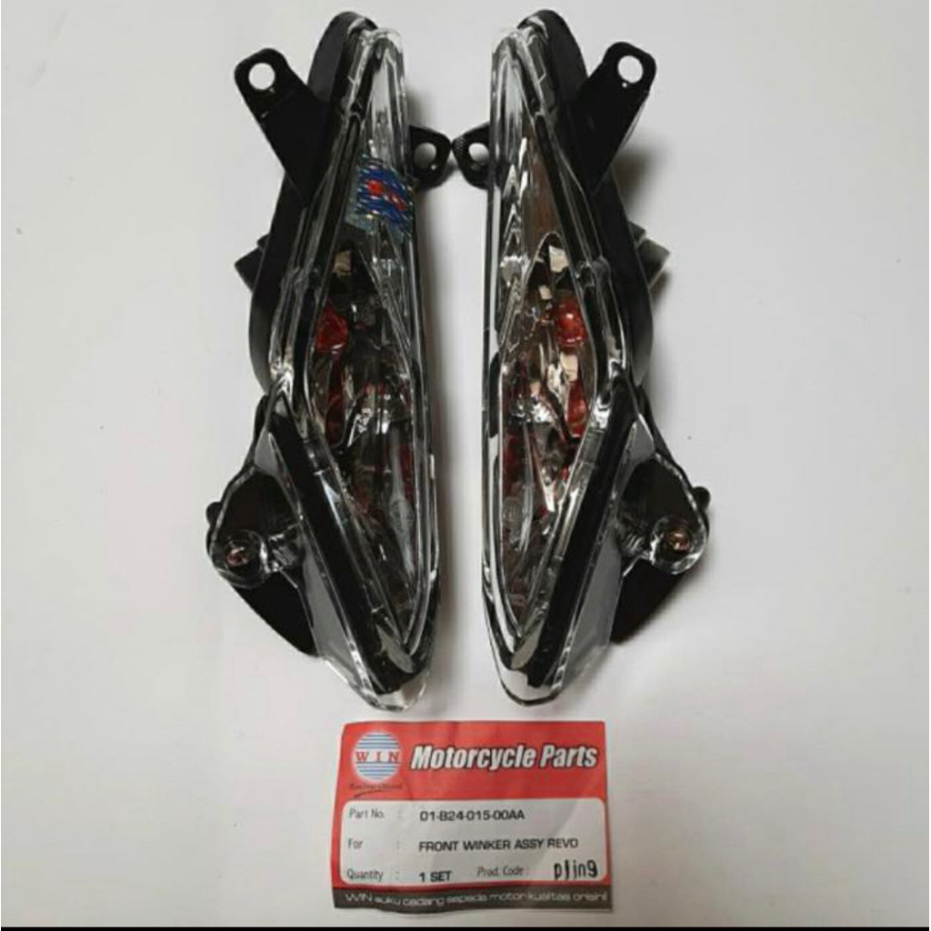 Lampu Sein Sen Depan Riting Depan Assy Revo 100 lama Revo Lancip WIN