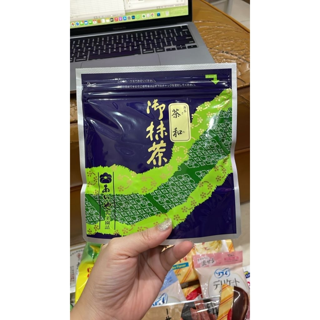 

Japanese Matcha Green Tea Aiya Sawa bag Powder 100g MADE IN JAPAN