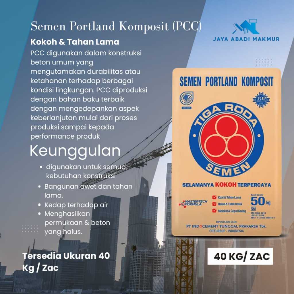 Semen Tiga Roda 40 kg