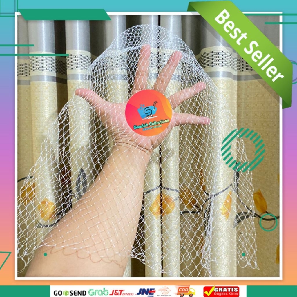 Seser rajut serok ikan udang bahan senar gaplek