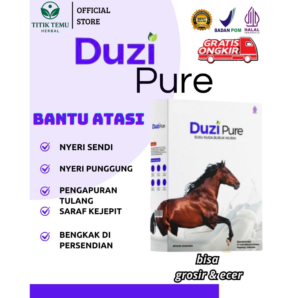 

Duzi Pure Susu Kuda Original