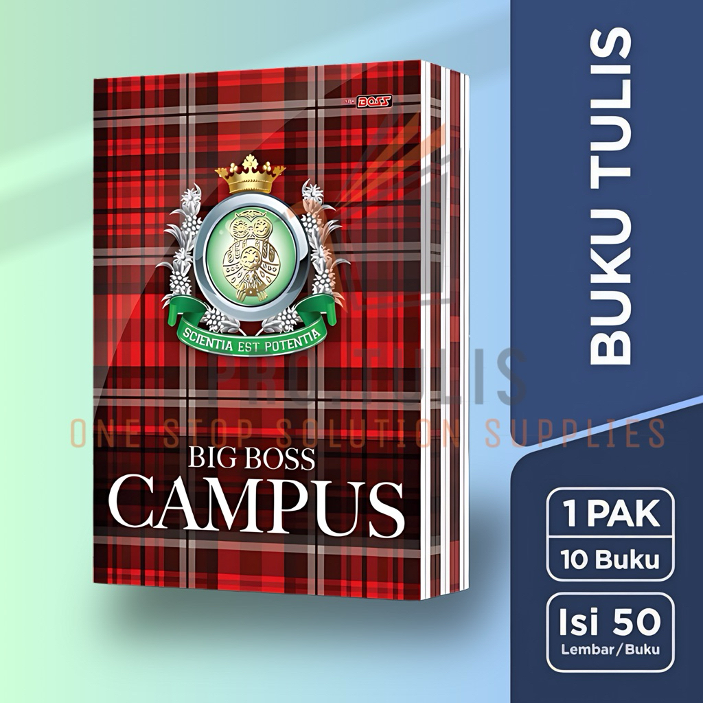 

NYBEBY26 ( PCS) BIG BOSS CAMPUS BUKU TULIS 50 LEMBAR
