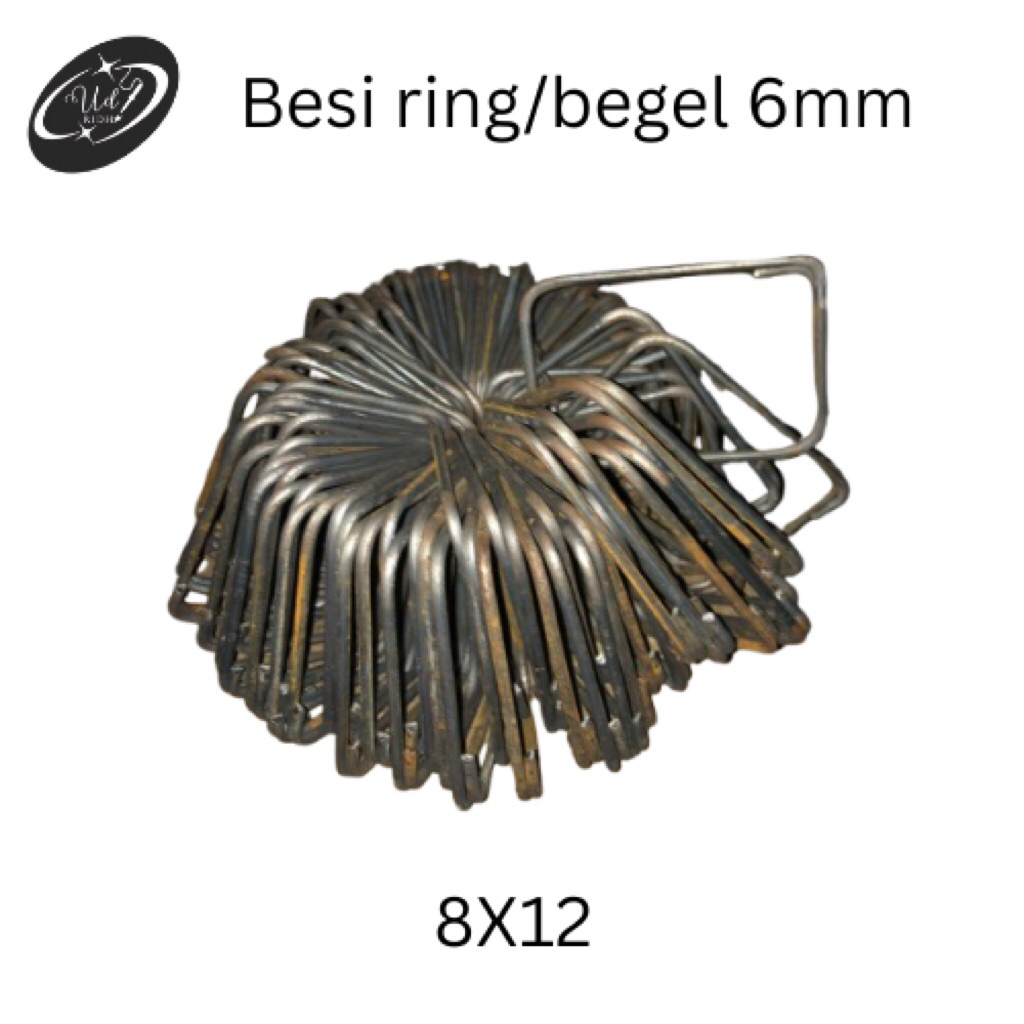 Besi cincin/ring 8x12 6mm/1 ikat