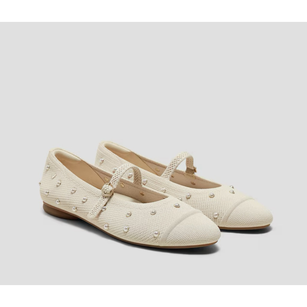 Vivaia 37.5 Tamia Mary Jane Cream Ivory Pearl