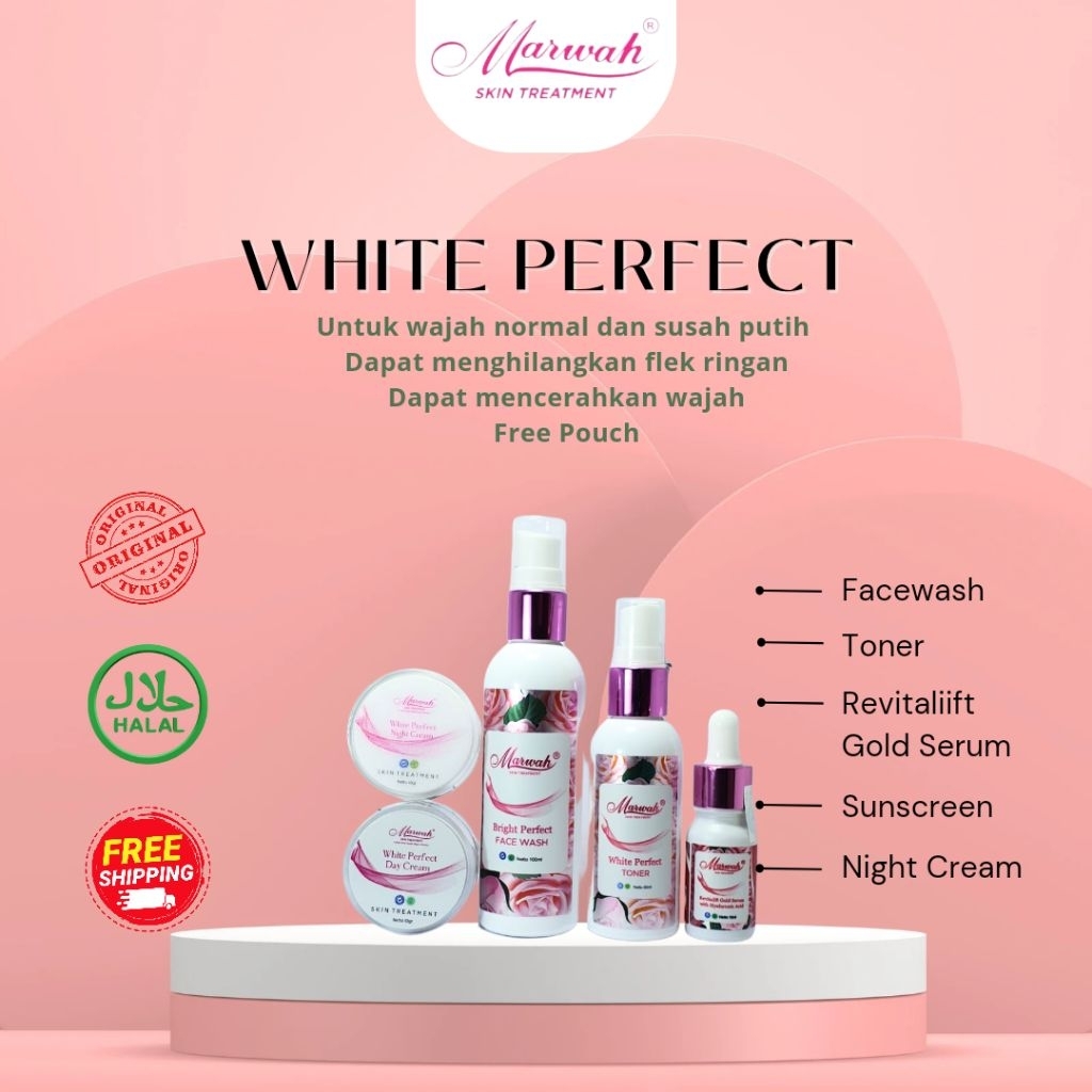 Marwah Skincare Diamond Perfect White Perawatan Wajah