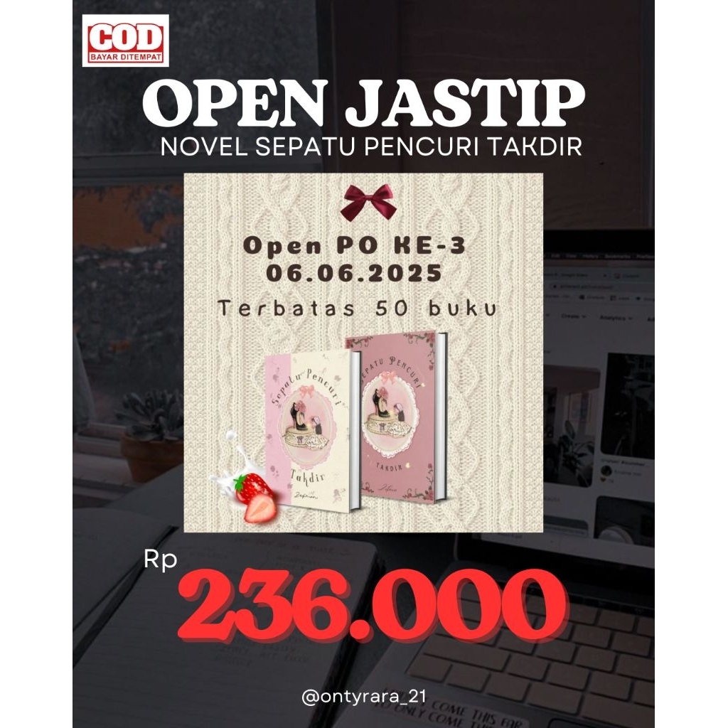 JASTIP NOVEL SEPATU PENCURI TAKDIR BY @ONTYRARA_21 ‼️ PESANAN ORANG ‼️