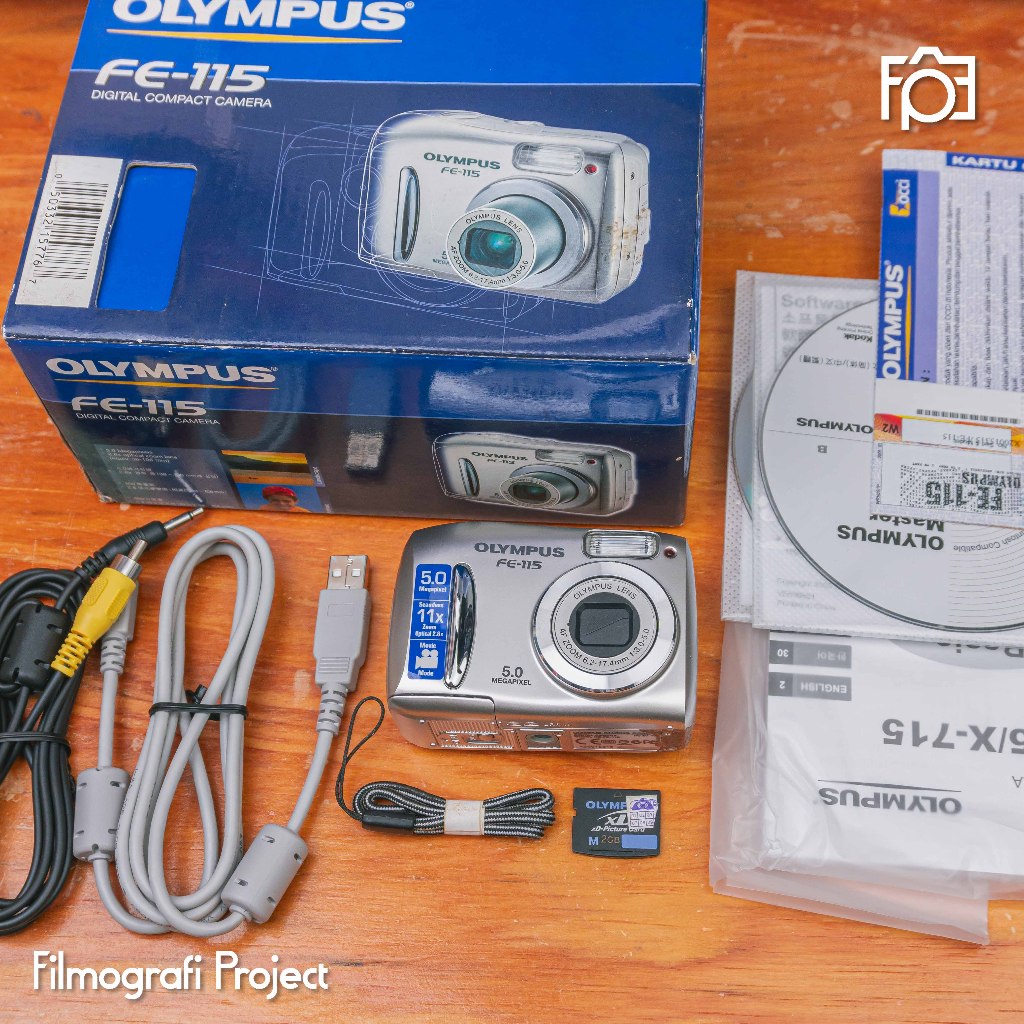 Olympus FE-115 | New Old Stock - Kamera Pocket Digital Digicam Camdig Point & Shoot Camera
