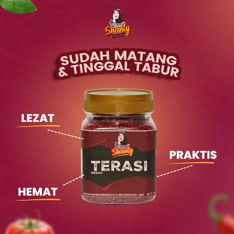 

Terasi Merah Tabur botol Original By Teh Shanti
