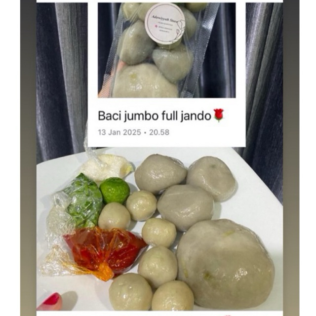 

Frozeen Food CILOK JUMBO ISI FULL JANDO Dawiyyah Store kemasan bervacum