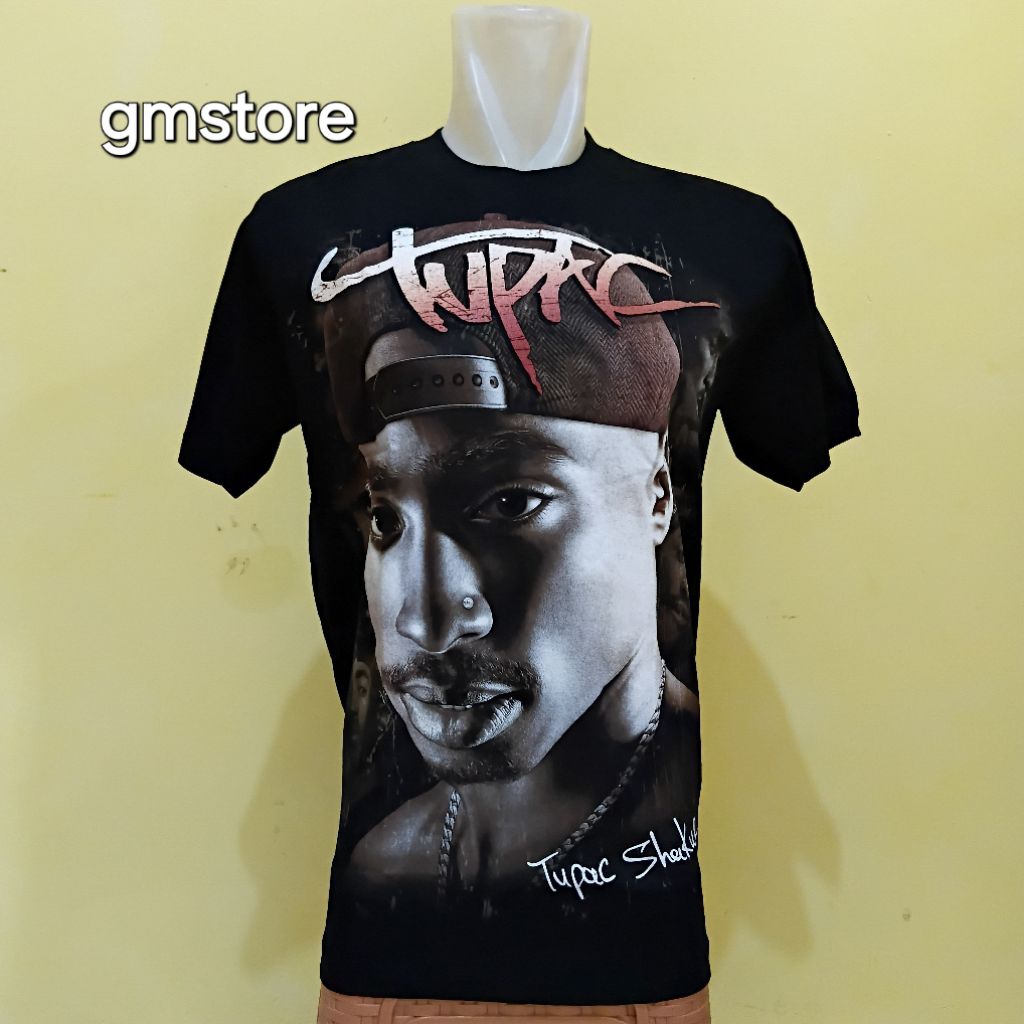 Kaos vintage Tupac shakur bootleg thailand