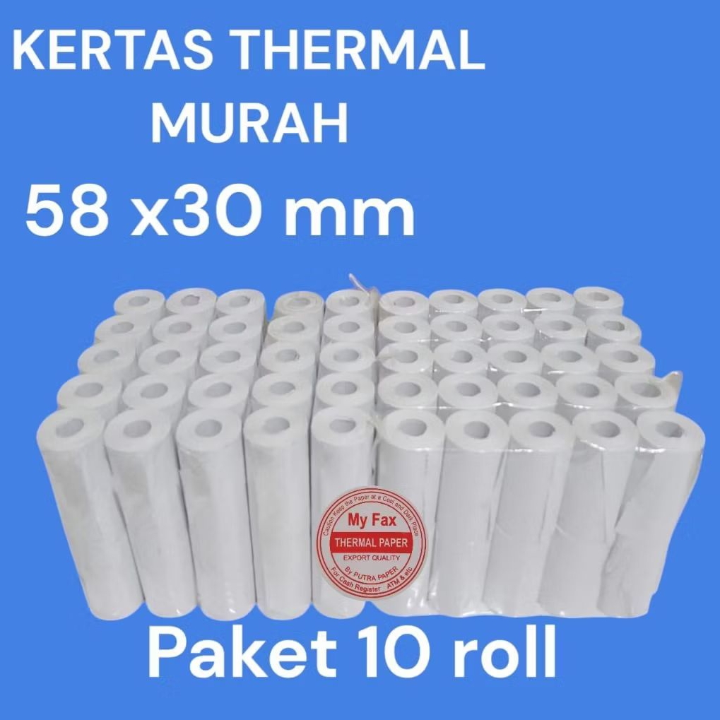 

kertas thermal 58x30mm