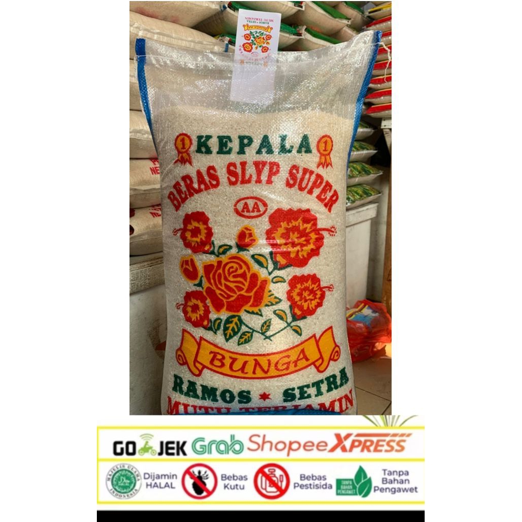 

BERAS CAP BUNGA 20KG 10KG 5KG