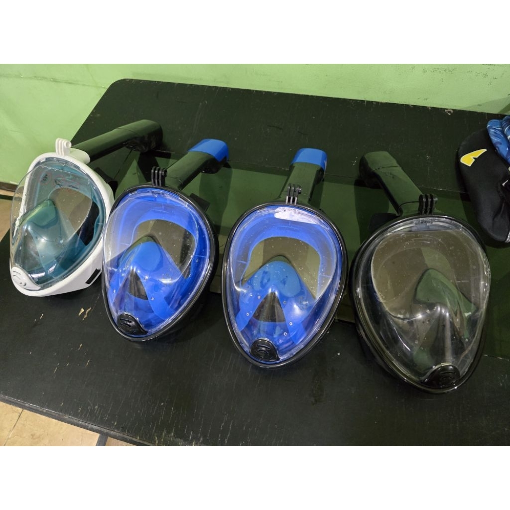 ALAT Snorkel Full Face / Snorkeling Full Face / Diving Mask PRELOVED