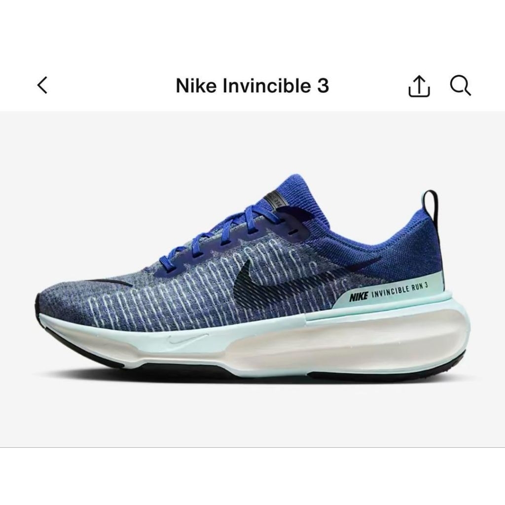 ready sepatu lari invincible run 3 mens 41 44 new