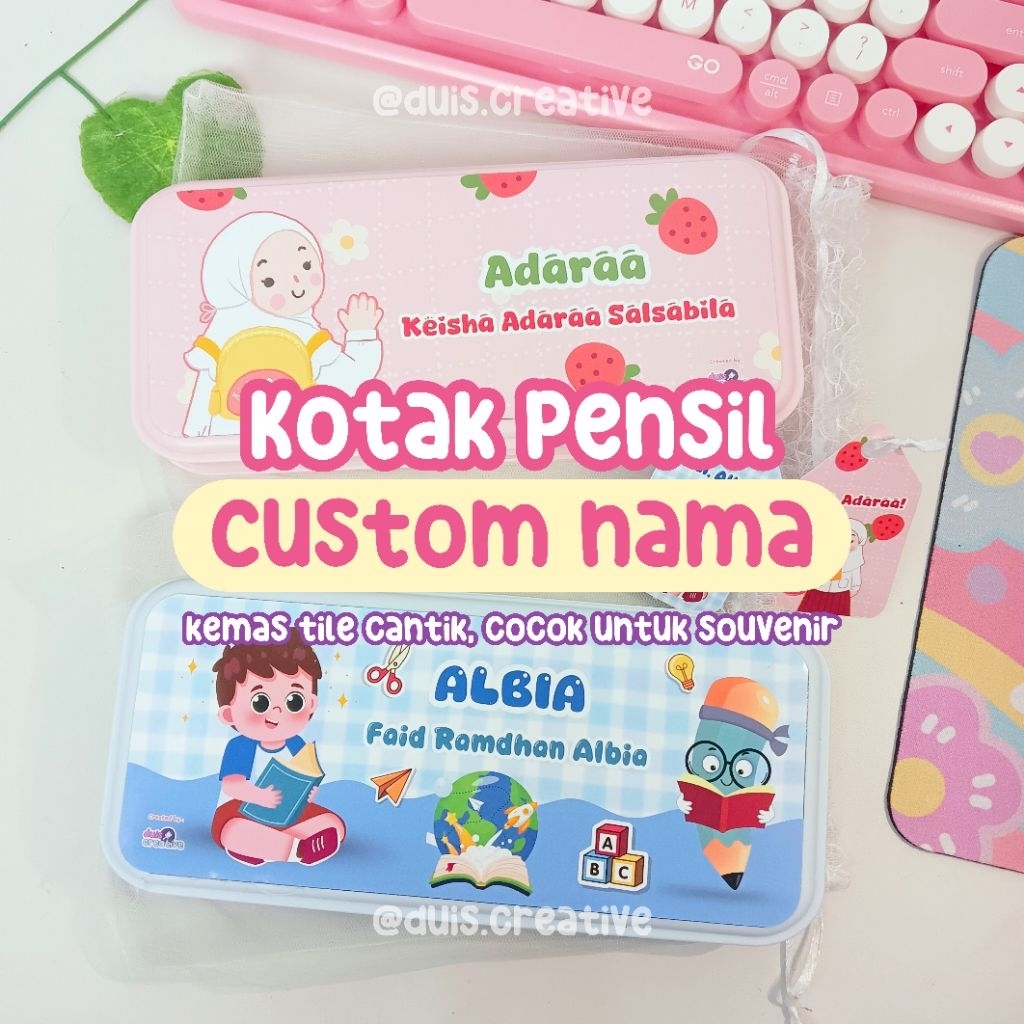 

KOTAK PENSIL CUSTOM NAMA