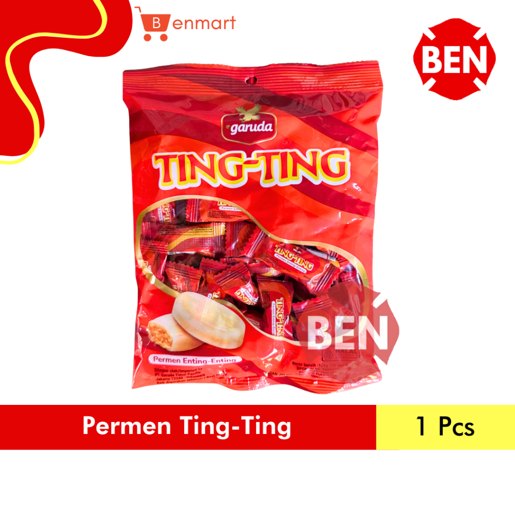 

Permen Kacang Garuda Ting-Ting 1 Pak Bungkus - Tingting Ting Enting