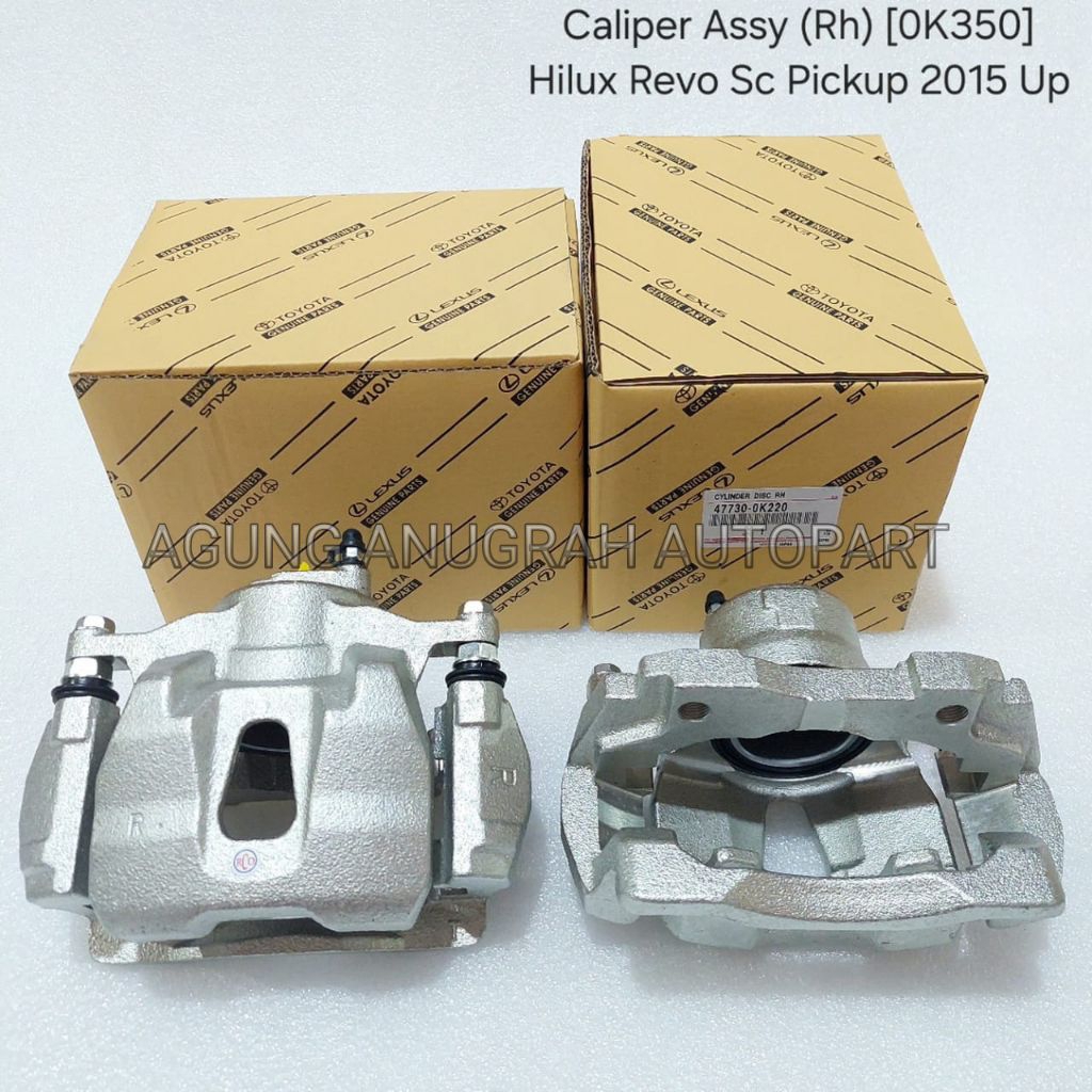 CALIPER ASSY RUMAH CAKRAM DEPAN KANA TOYOTA HILUX REVO SC SINGGEL CABIN PIK UP 2015 UP ORIGINAL