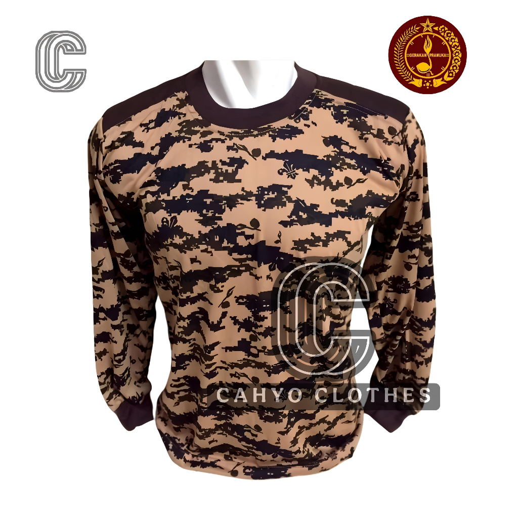 KAOS LORENG PRAMUKA|LENGAN PANJANG