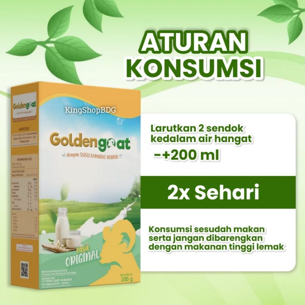 

GOLDEN GOAT Original Susu Kambing Etawa Murni
