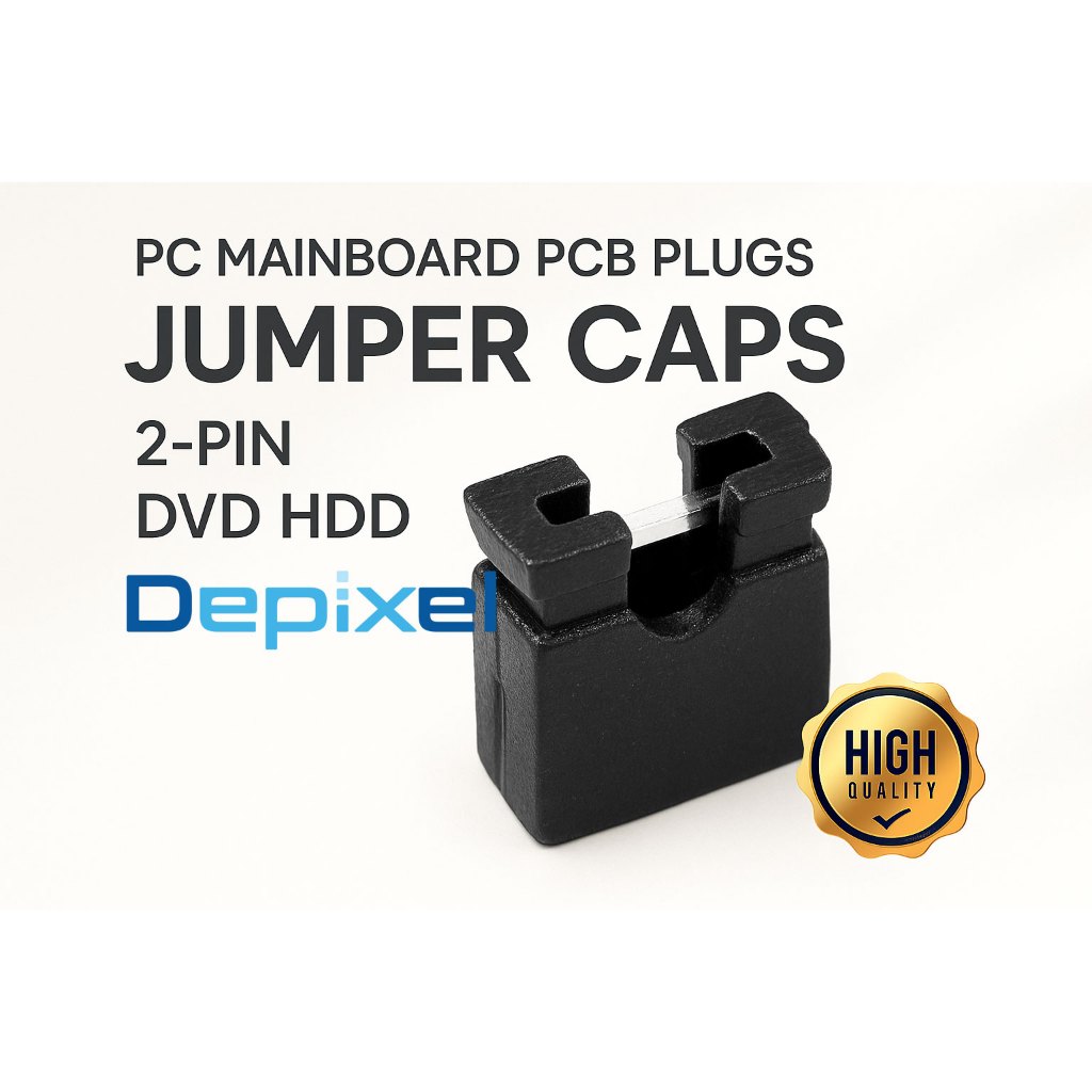 PC Mainboard PCB Plugs Jumper Caps 2-pin DVD HDD