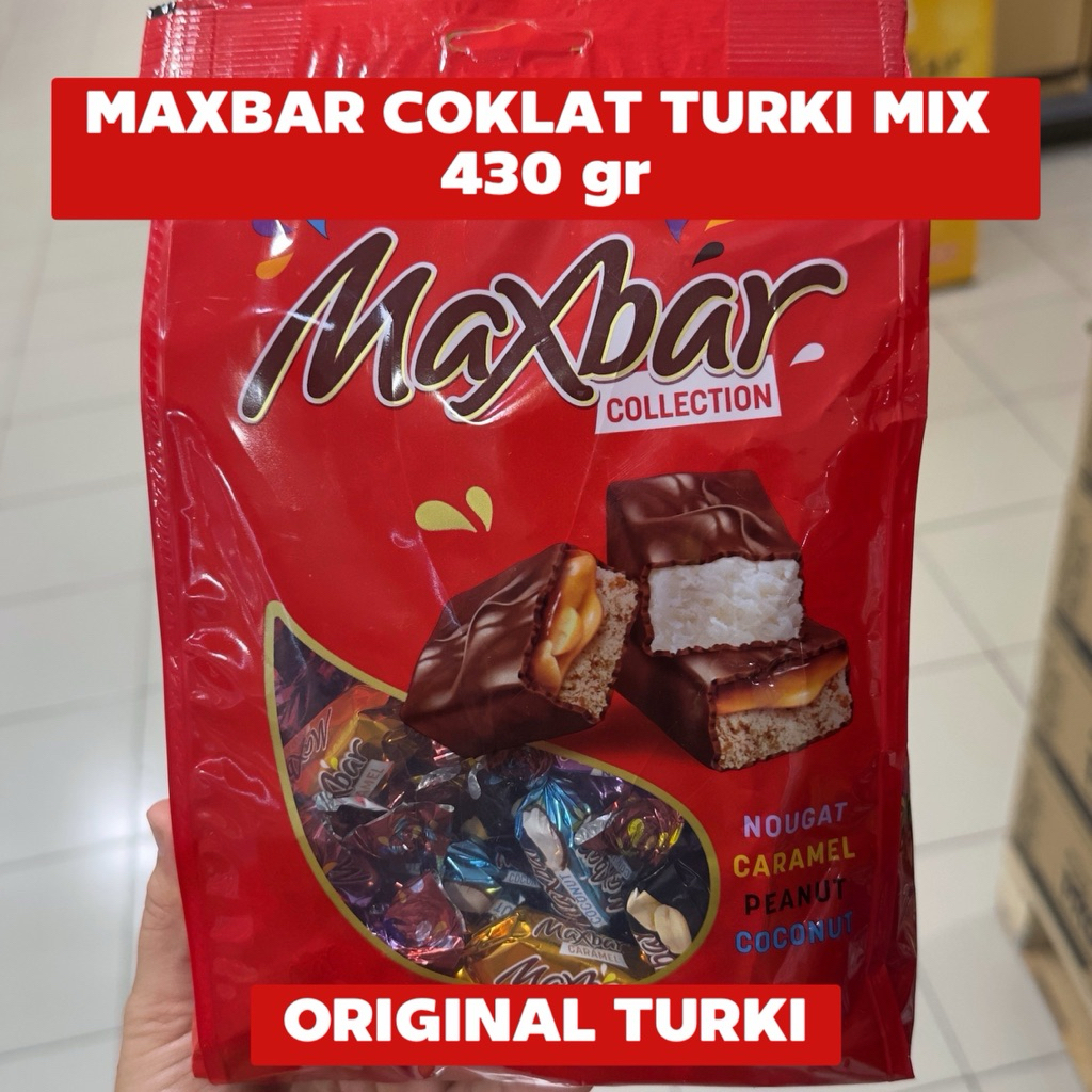 

Maxbar Coklat Turki Mix Original Turkey 430 gr