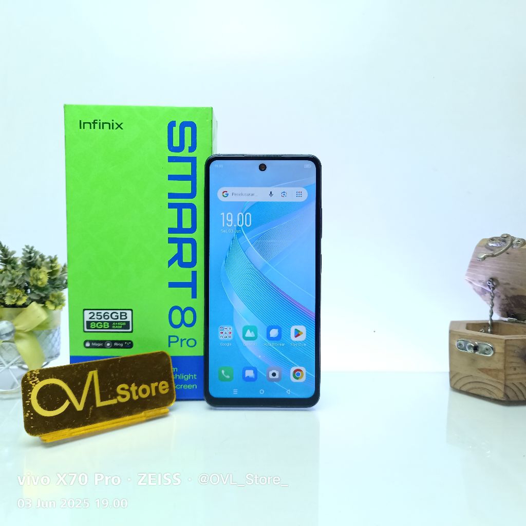 Infinix Smart 8 Pro RAM 4/256 GB HP Second Original Bergaransi