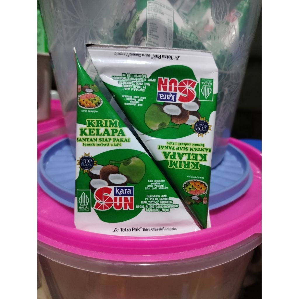 

Santan Sun Kara santan siap pakai 65ml