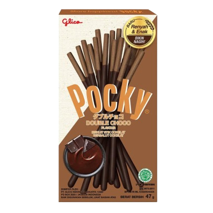 

POCKY DOUBLE CHOCO STICK BISC KTK 47 GR 8990044000031