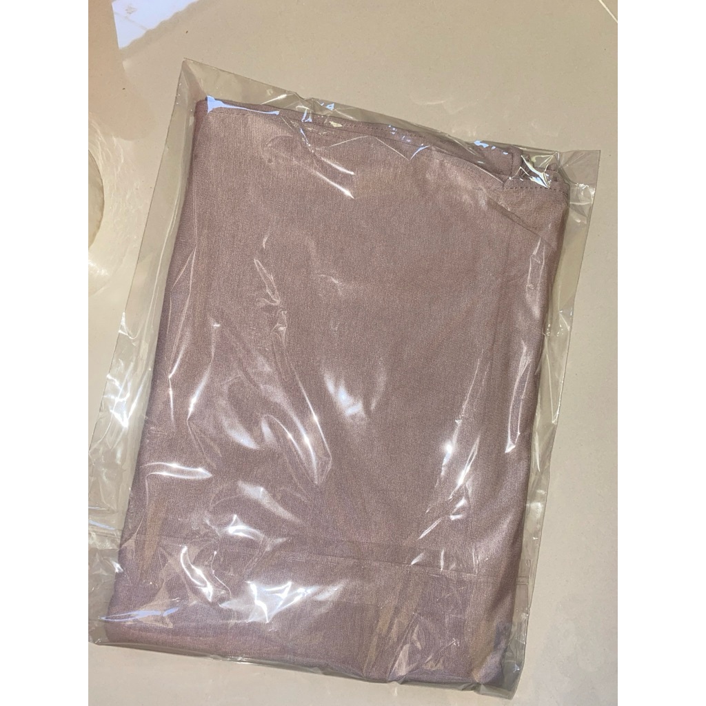 pashmina kaos rayon (taupe)