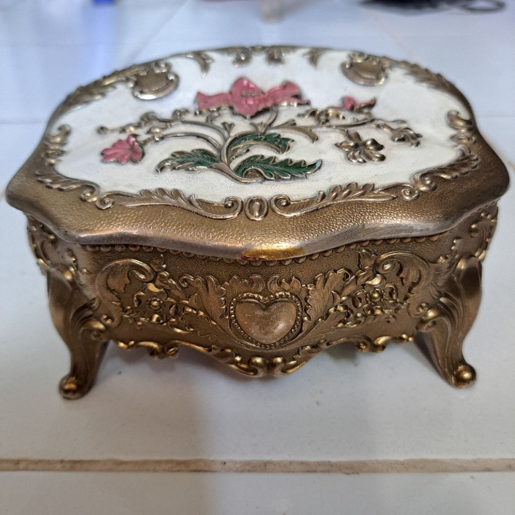 kotak perhiasan antik kuno original japan