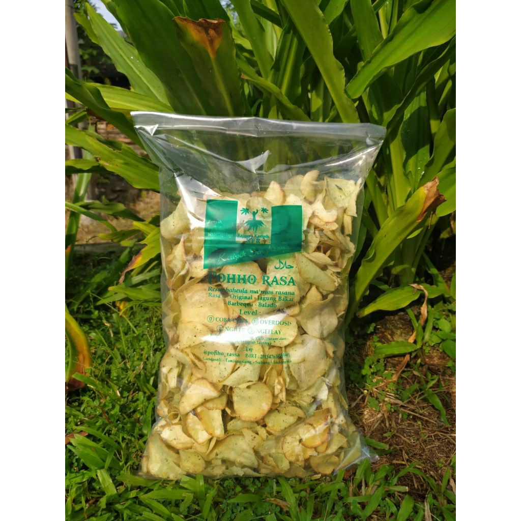 

KERIPIK SINGKONG 1kg Rasa Rumput Laut 28K Keripik singkong tanpa Bahan pengawet/kripik viral Rumput laut asli