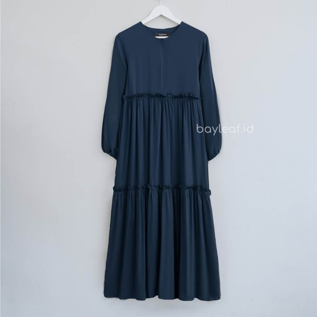 Bayleaf.id Ziaa Basic Maxi Dress Rayon / Dress Gamis Wanita Busui New Colour
