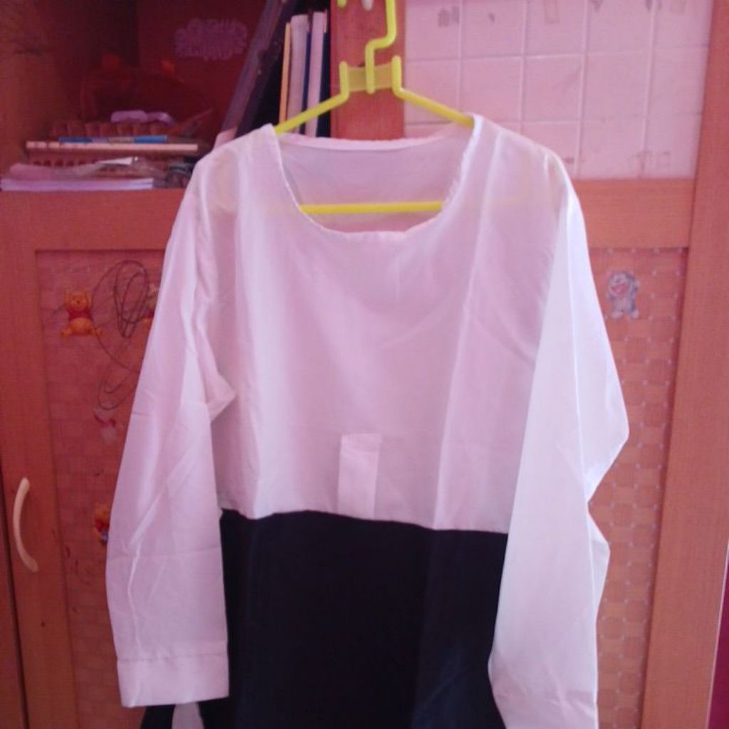 atasan putih preloved | Atasan wanita lengan panjang