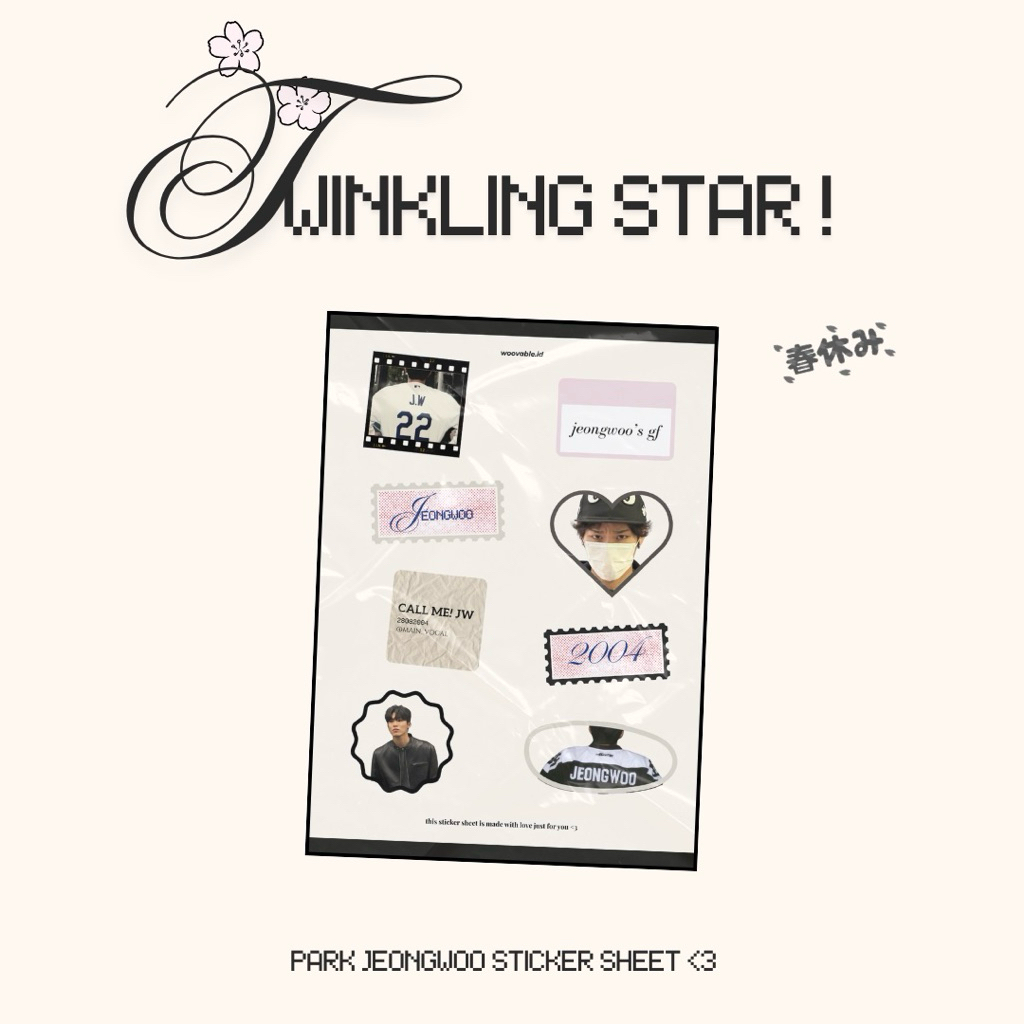 

— PJW sticker sheet