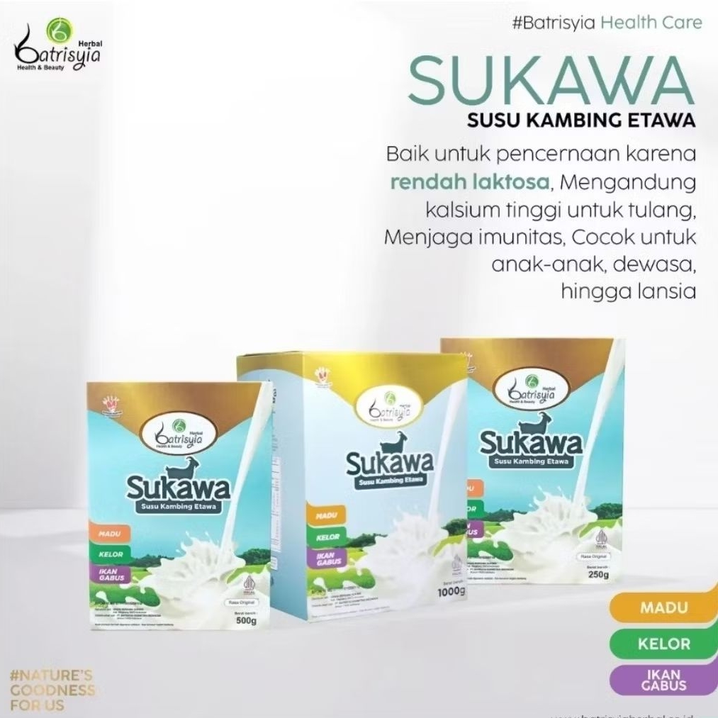 

Batrisyia Sukawa | Susu Kambing Etawa & Ekstrak Ikan Gabus