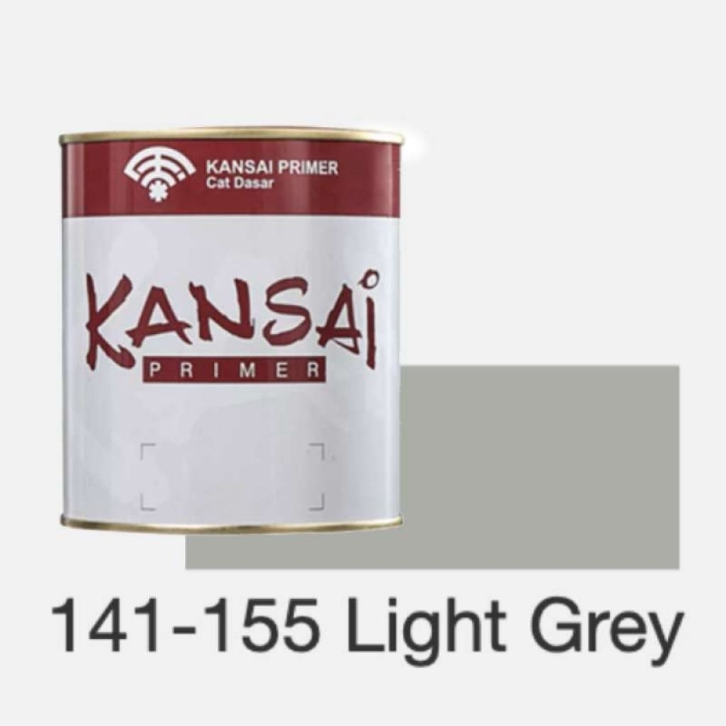 

Cat minyak Ftalit Kansai paint 1 kg primer/zyncomate light grey 155