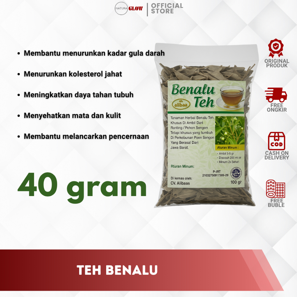 

TEH BENALU ABBAS - meningkatkan daya tahan tubuh 100gram original 100%