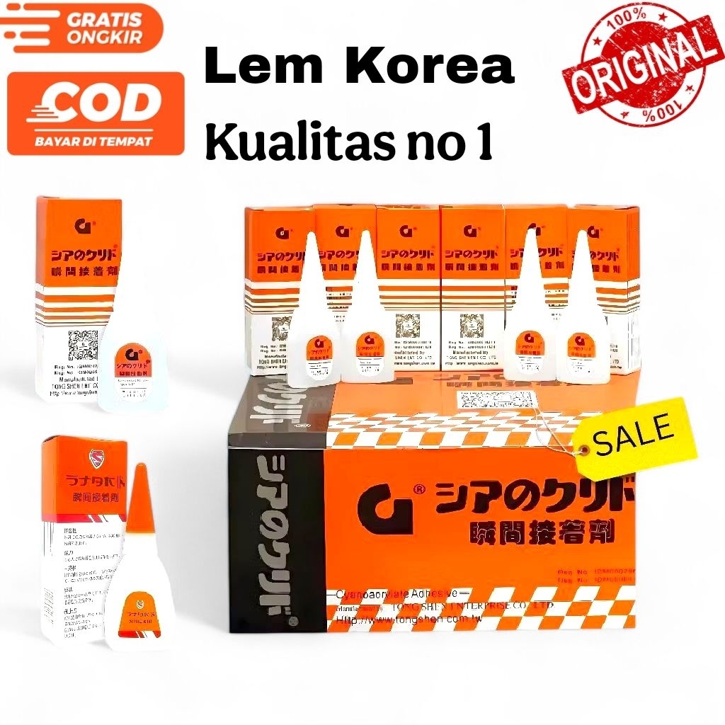 Lem G Original 100% / Lem Korea - super kuat / lem Korea g original / lem Korea glee / lem setan
