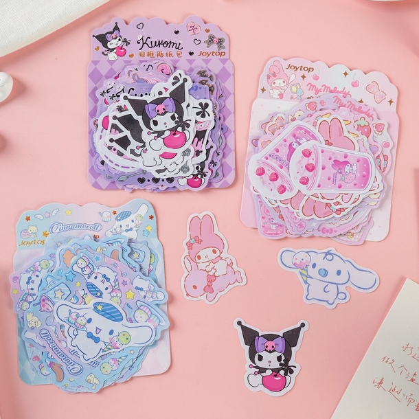 

Joytop Sanrio Dessert Party Photo Frame Stiker Pack JT-000104 Sticker Set Kuromi Melody Cinnamoroll