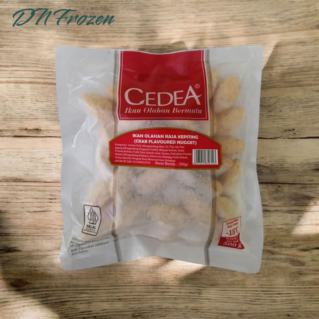 

CEDEA Ikan Olahan Rasa Kepiting 500 Gram | Crab Flavoured Nugget 500 Gram