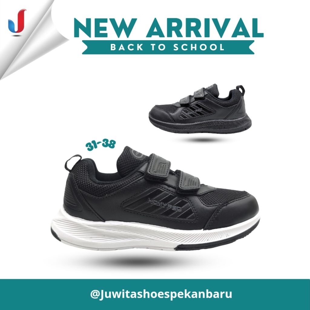 HOMYPED Genius 02 sepatu sekolah anak terbaru cewek cowok unisex