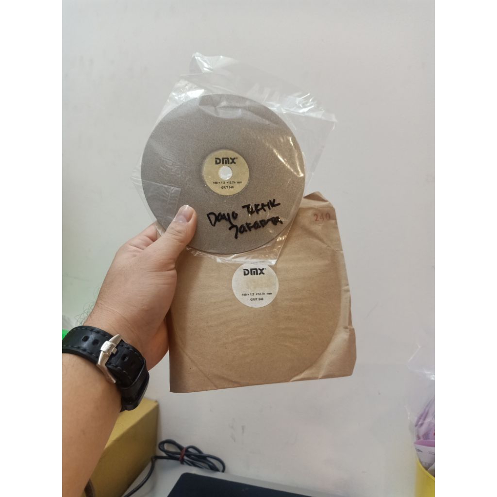 dmx diamond disc Lapping wheel 6 inc / mata amplas intan 150mm gurinda amplas batu akik 6"