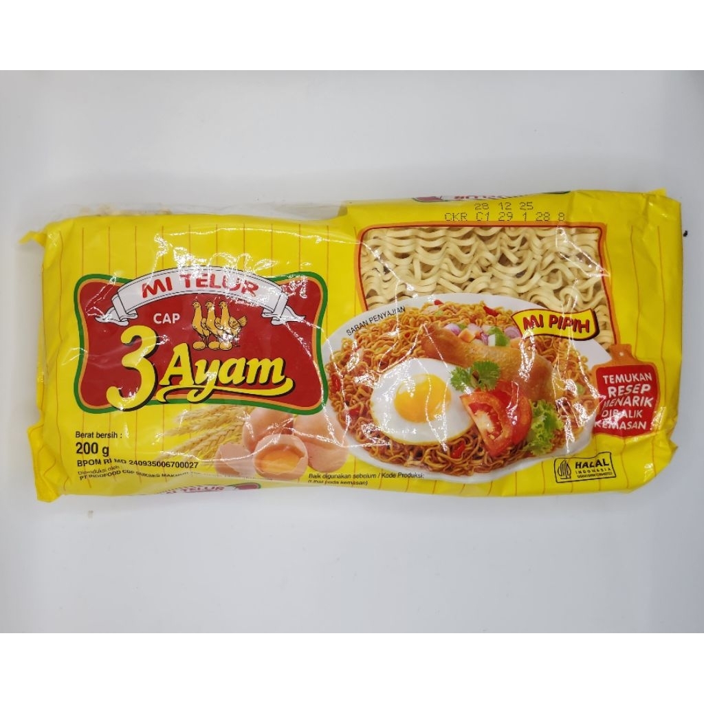 

Mie 3 Ayam 200gr