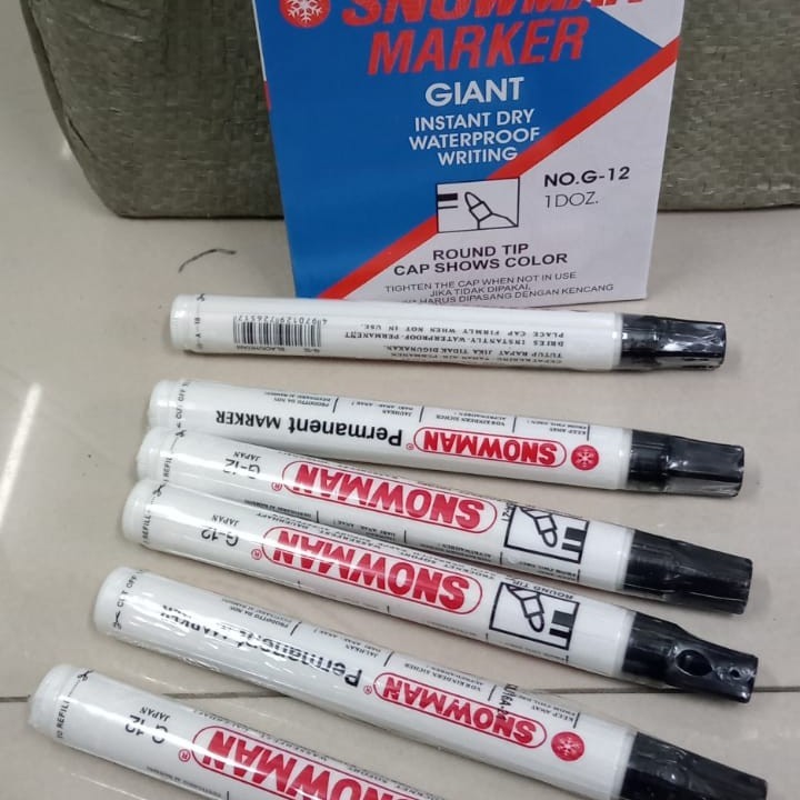 

spidol snowman permanent / spidol snowman G-12 permanent original