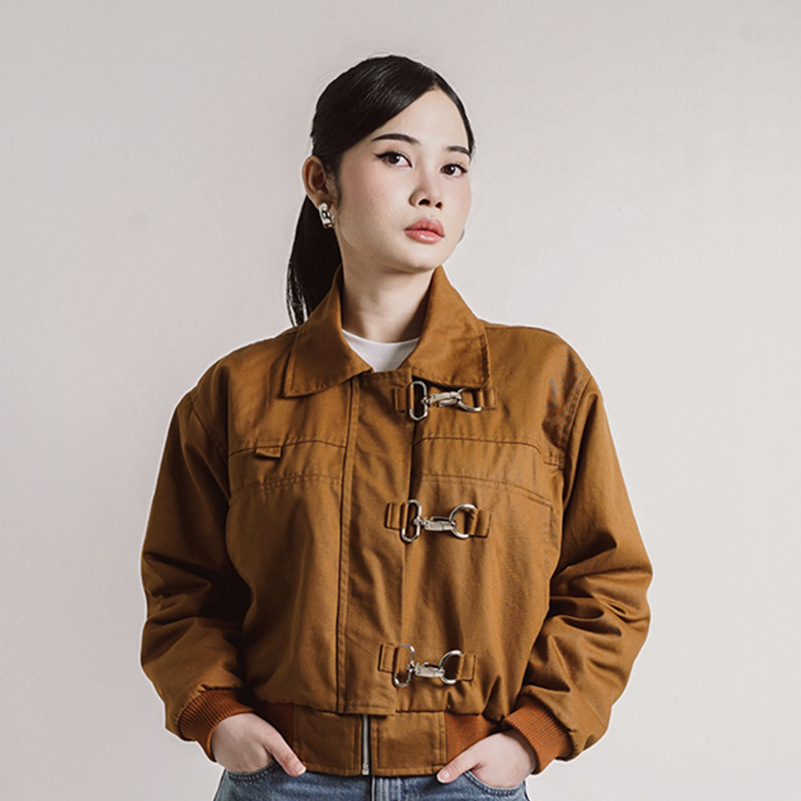 DOPA - ELERICK CAMEL/ JAKET BOXY/ JAKET FASHION/ JAKET KERJA